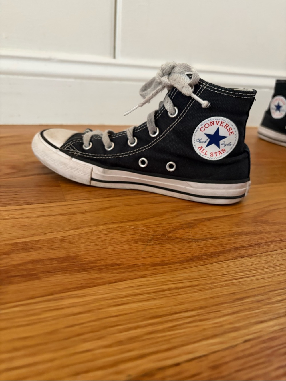 Converse Black and White Chuck Taylor High Top Sneakers
